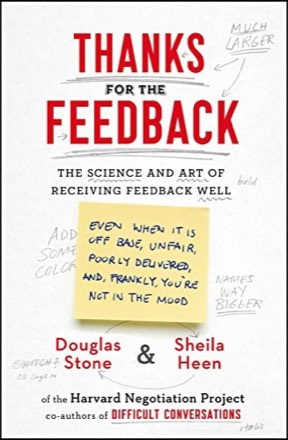 Thanks for the Feedback by Douglas Stone & Sheila Heen — book cover